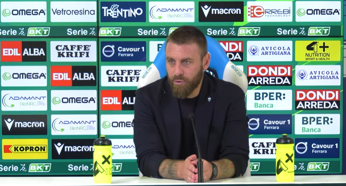 Il tecnico della Spal De Rossi in conferenza stampa