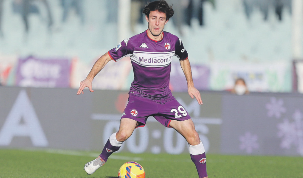 Odriozola con la Fiorentina, squadra in cui ha giocato la passata stagione