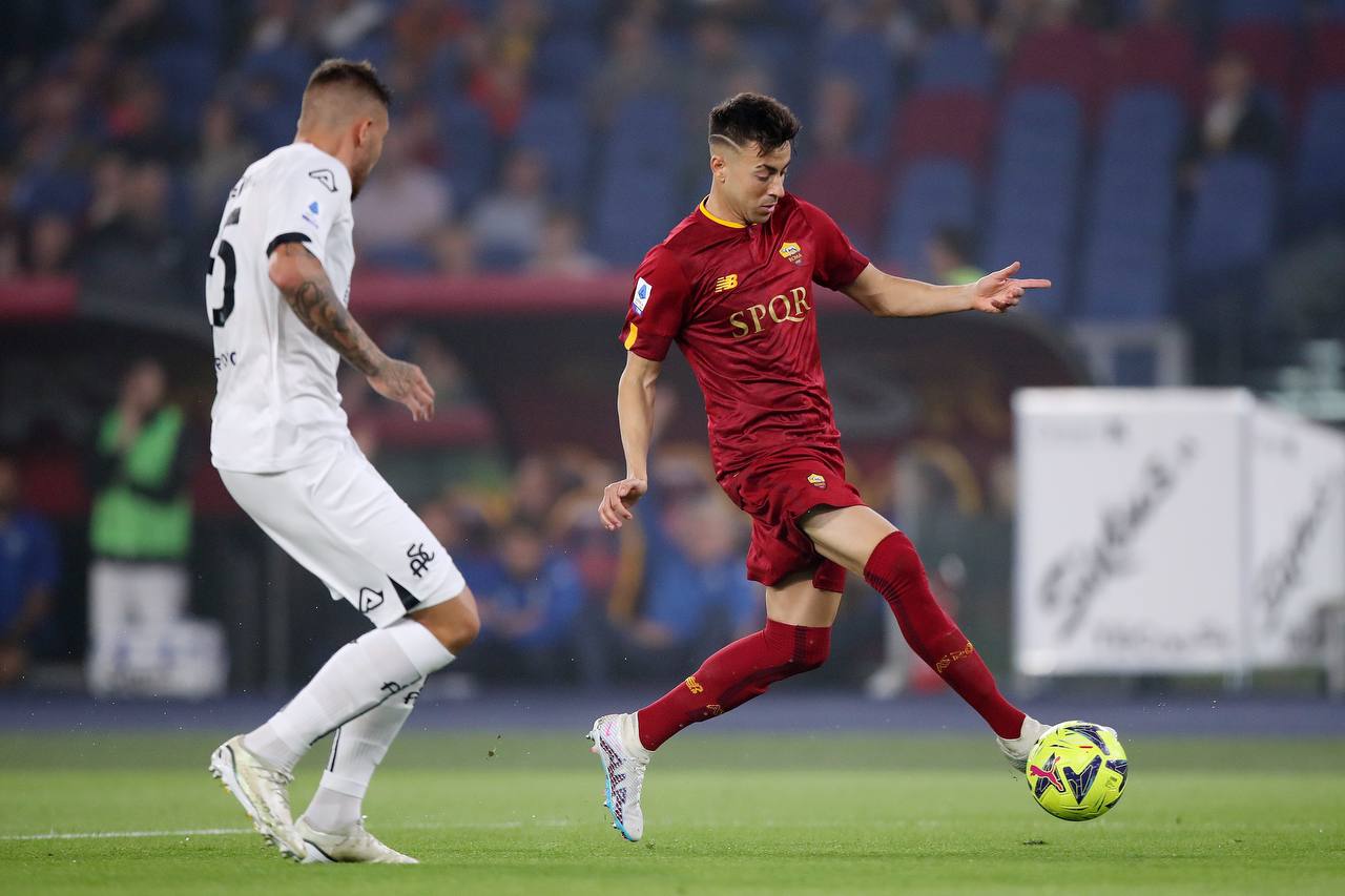 El Shaarawy in campo con la Roma