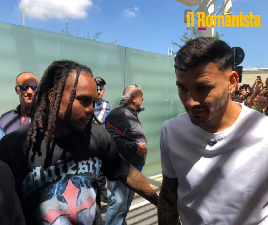 Renato Sanches e Leandro Paredes a Ciampino