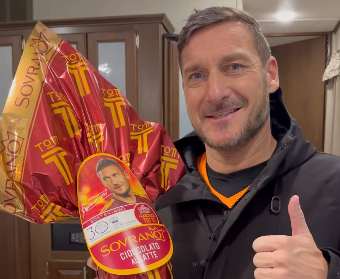 L'annuncio di Totti