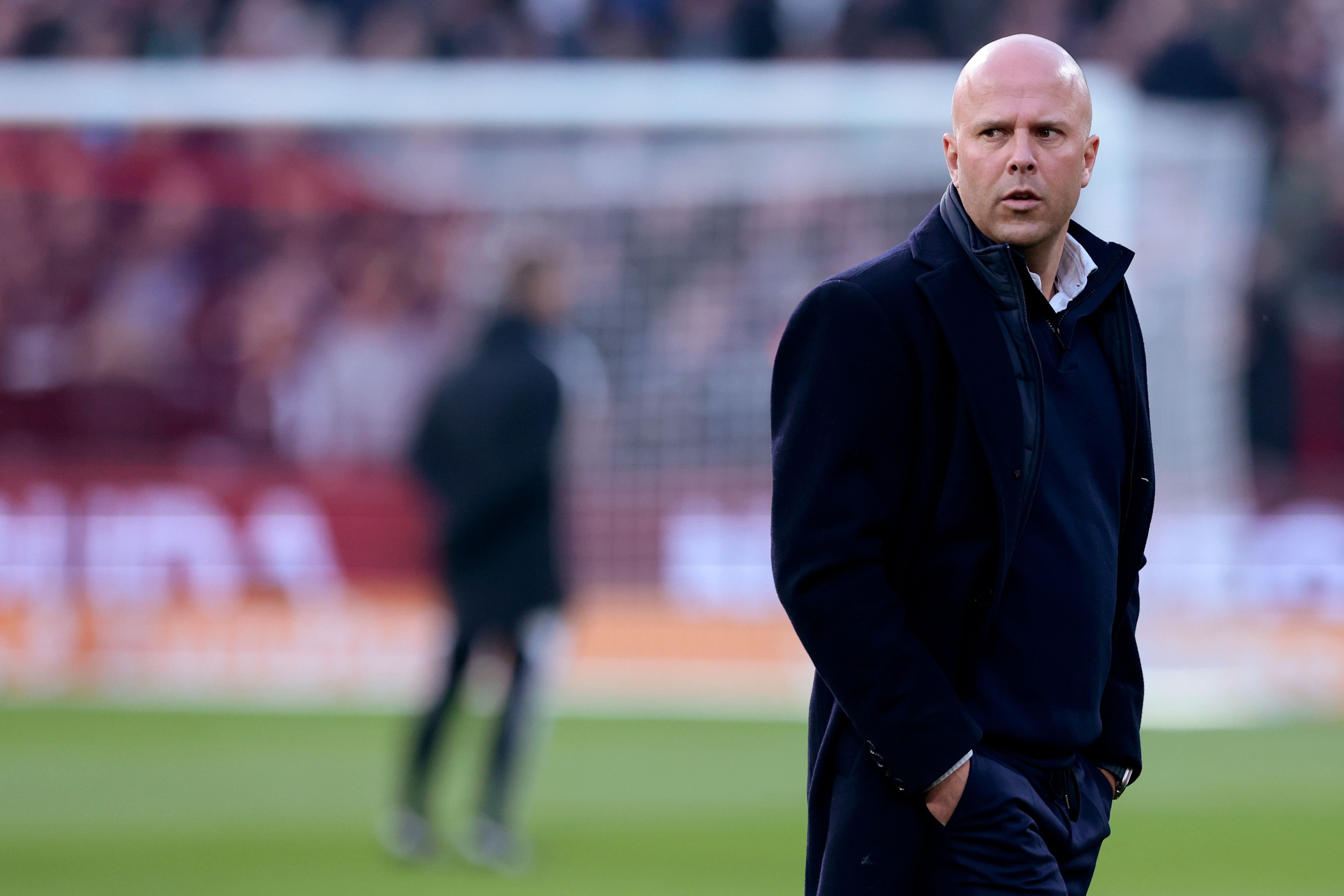 Arne Slot, tecnico del Feyenoord in conferenza stampa